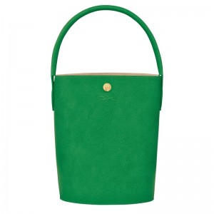 Longchamp Épure S Bucket bag - Leather Handbags Green | SJ71-V9QO