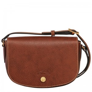 Longchamp Épure S Crossbody bag - Leather Crossbody bags Brown | BZ36-X6GC