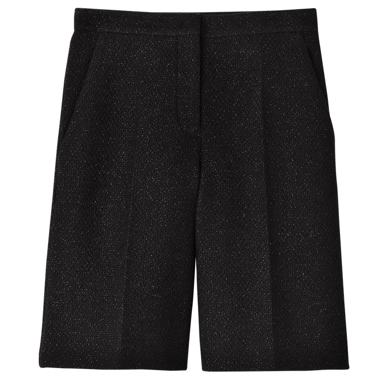 Longchamp Bermuda shorts - Bouclé Trousers & shorts Black | PT88-X2HI