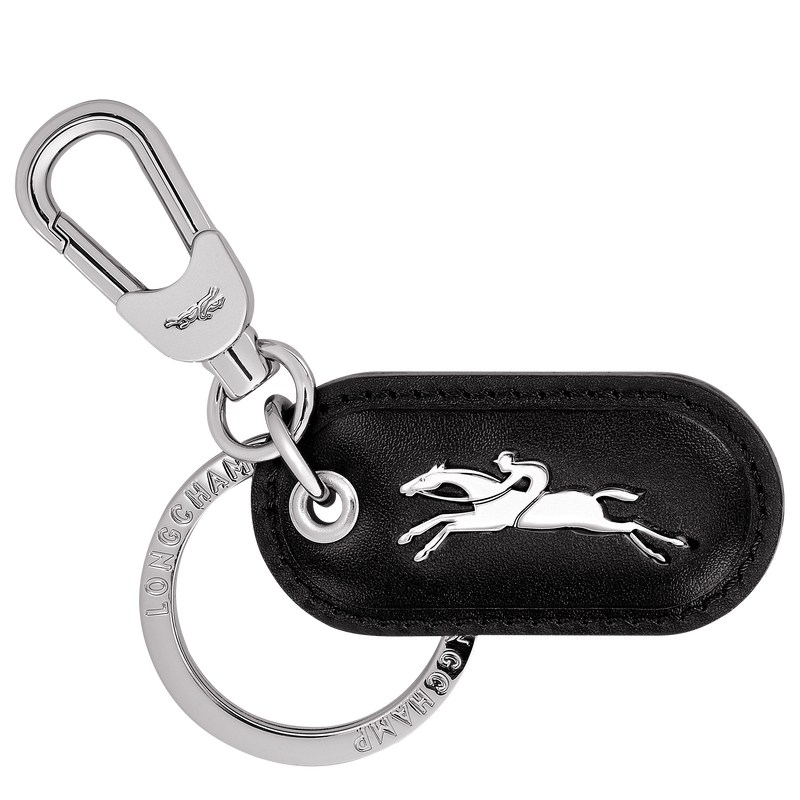 Longchamp Box-Trot Key rings - Leather Key rings Black | TX40-E9VL