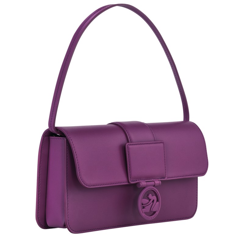 Longchamp Box-Trot M Shoulder bag - Leather Shoulder bags Violet | SP92-E9FP