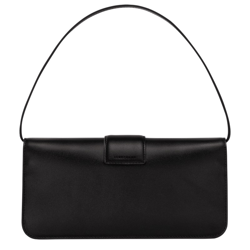 Longchamp Box-Trot M Shoulder bag - Leather Shoulder bags Black | ZJ38-I6DB