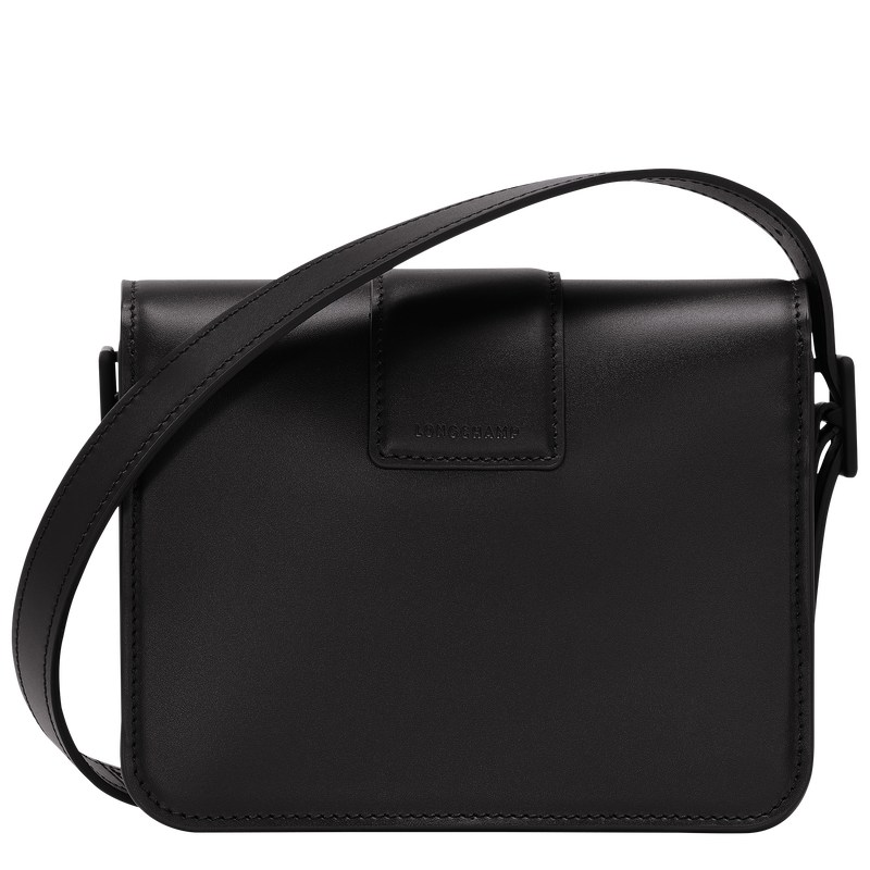 Longchamp Box-Trot S Crossbody bag - Leather Crossbody bags Black | IY35-D7OZ