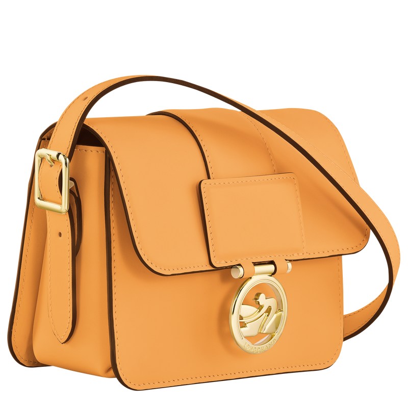 Longchamp Box-Trot S Crossbody bag - Leather Crossbody bags Apricot | HU94-X0UJ