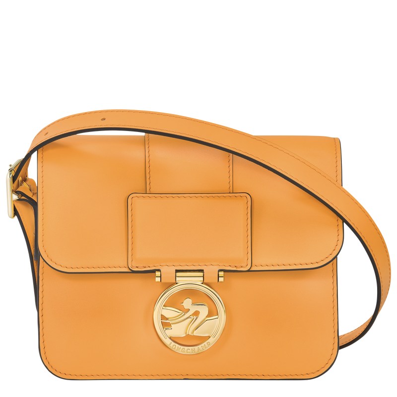 Longchamp Box-Trot S Crossbody bag - Leather Crossbody bags Apricot | HU94-X0UJ