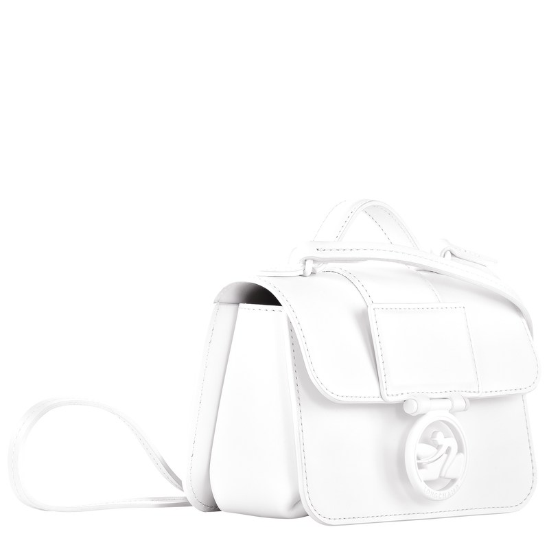 Longchamp Box-Trot XS Crossbody bag - Leather Crossbody bags White | IR67-H9NV