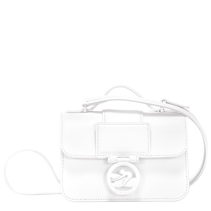 Longchamp Box-Trot XS Crossbody bag - Leather Crossbody bags White | IR67-H9NV