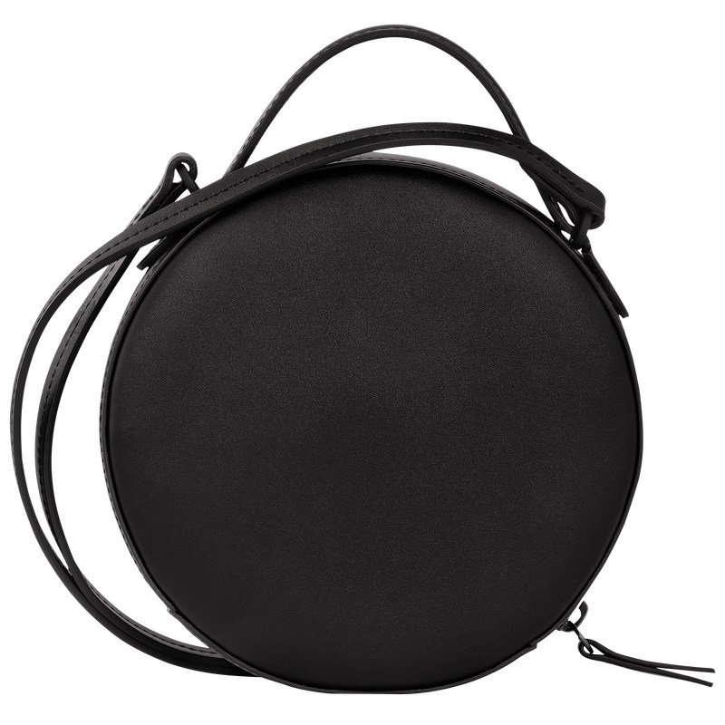 Longchamp Box-Trot XS Crossbody bag - Leather Crossbody bags Black | QL20-A4QE