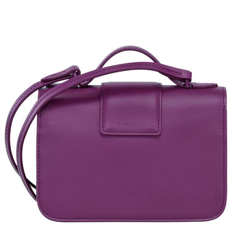 Longchamp Box-Trot XS Crossbody bag - Leather Crossbody bags Violet | HN99-M1CT