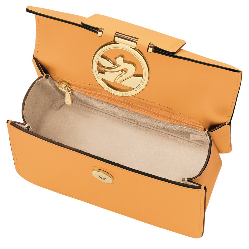 Longchamp Box-Trot XS Crossbody bag - Leather Crossbody bags Apricot | SN82-E3KD