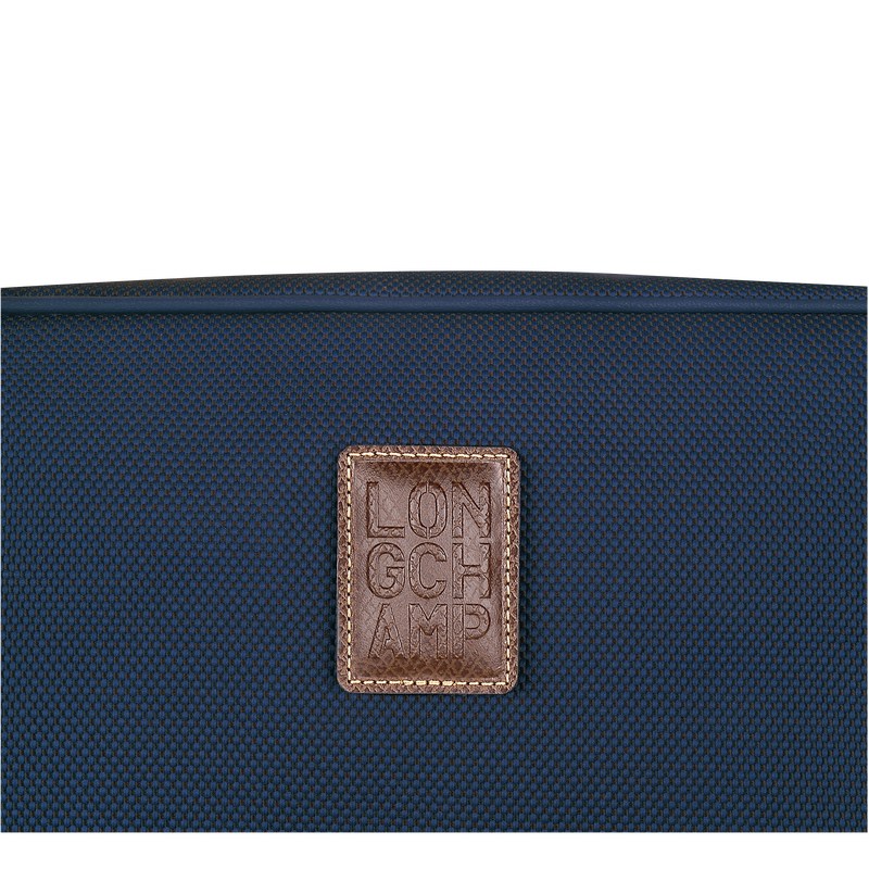 Longchamp Boxford Toiletry case - Recycled canvas Toiletry bags Blue | JU50-T9LQ