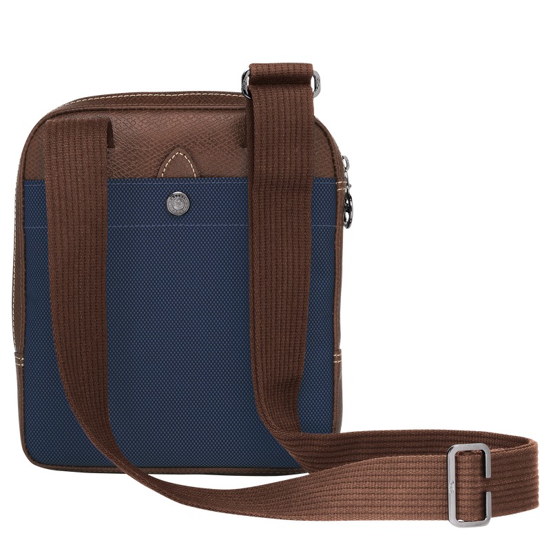 Longchamp Boxford XS Crossbody bag - Recycled canvas Crossbody bags Blue | BW99-B4HD