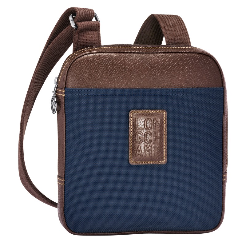 Longchamp Boxford XS Crossbody bag - Recycled canvas Crossbody bags Blue | BW99-B4HD