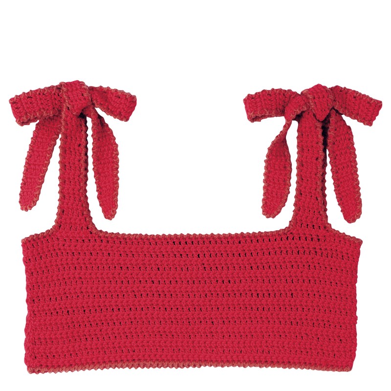 Longchamp Bra - Crochet Tops & Blouses Tomato | GA20-J4BL