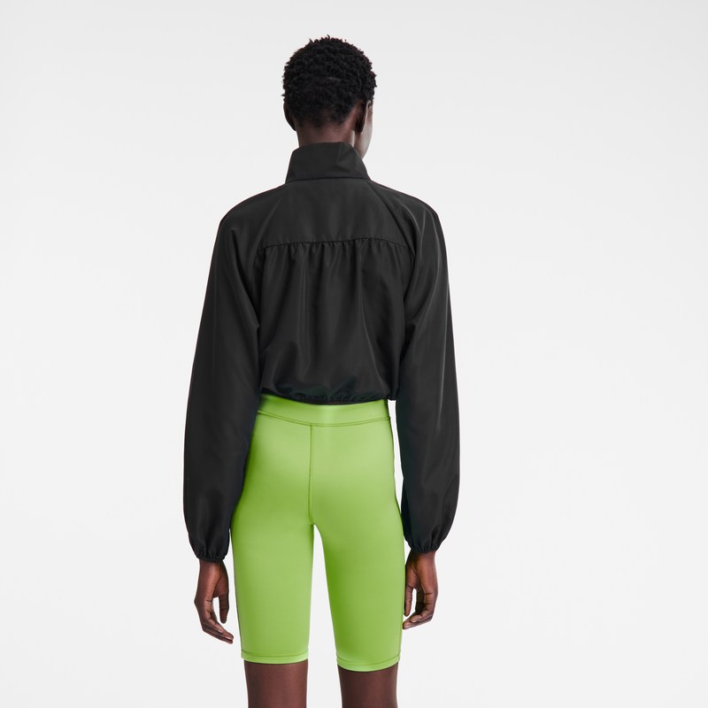 Longchamp Cycling short pants - Jersey Trousers & shorts Green Light/Strawberry | AG06-W1FO