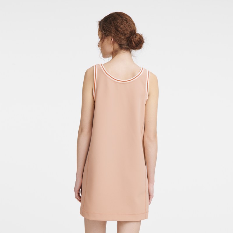 Longchamp Dress - Double faced Dresses & Skirts Nude | LT69-C2LP