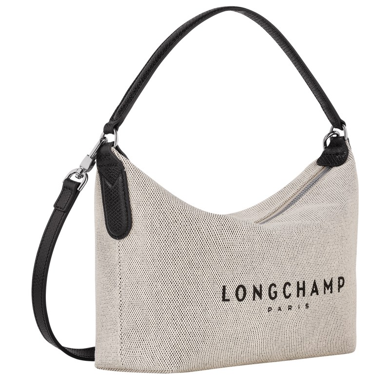 Longchamp Essential S Crossbody bag - Canvas Crossbody bags Ecru | MM28-G2FO