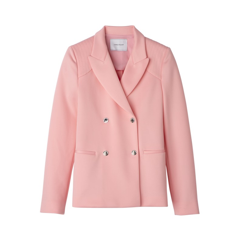 Longchamp Jacket - Jersey Coats & Jackets Pink | NC76-I8WZ