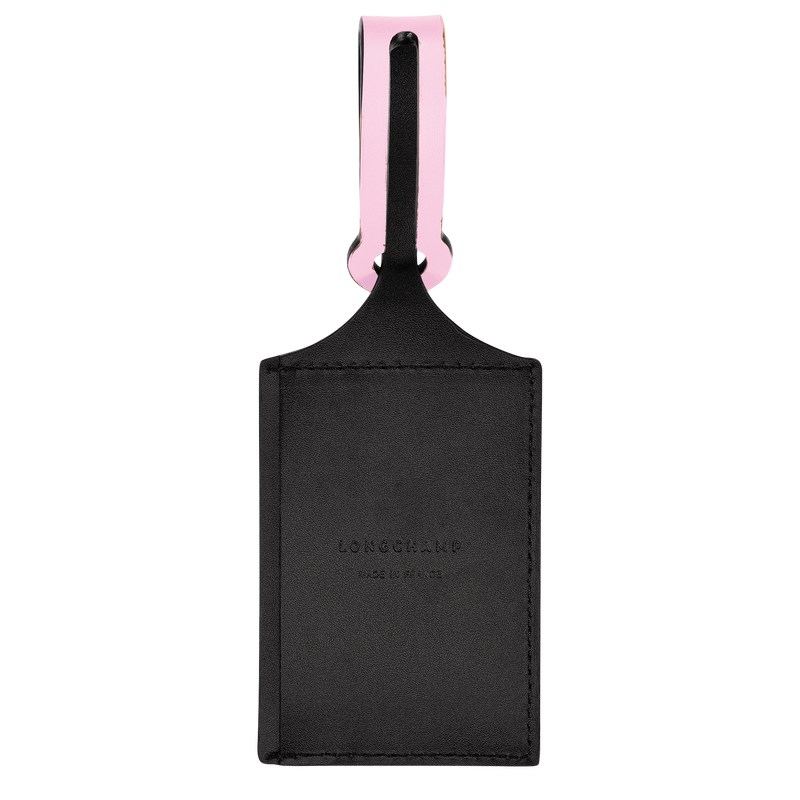 Longchamp LGP Travel Luggage tag - Leather Travel accessories Pink | KM74-X8OZ