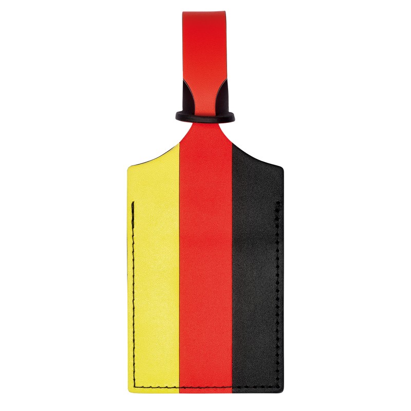 Longchamp LGP Travel Luggage tag - Leather Travel accessories Black | FR11-W5BC