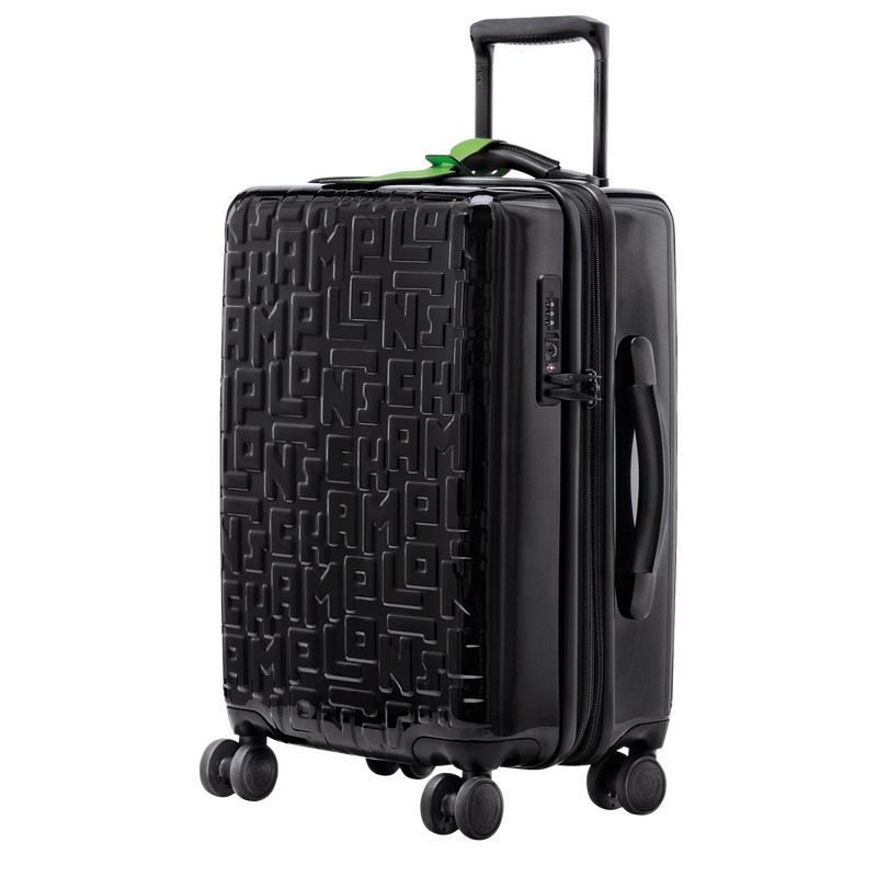 Longchamp LGP Travel M Suitcase - OTHER Suitcases Black | QG89-D0HY