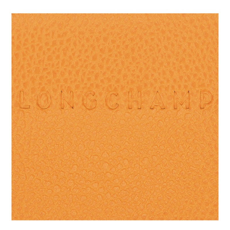 Longchamp Le Foulonné Card holder - Leather Cardholders & Coin purses Apricot | DC14-H1FH