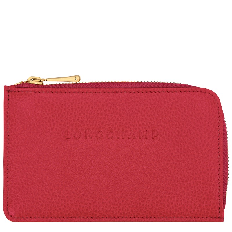 Longchamp Le Foulonné Card holder - Leather Cardholders & Coin purses Love | CN65-Y9LC