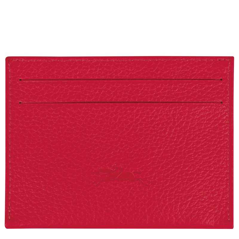 Longchamp Le Foulonné Cardholder - Leather Cardholders & Coin purses Love | MY79-V1AC