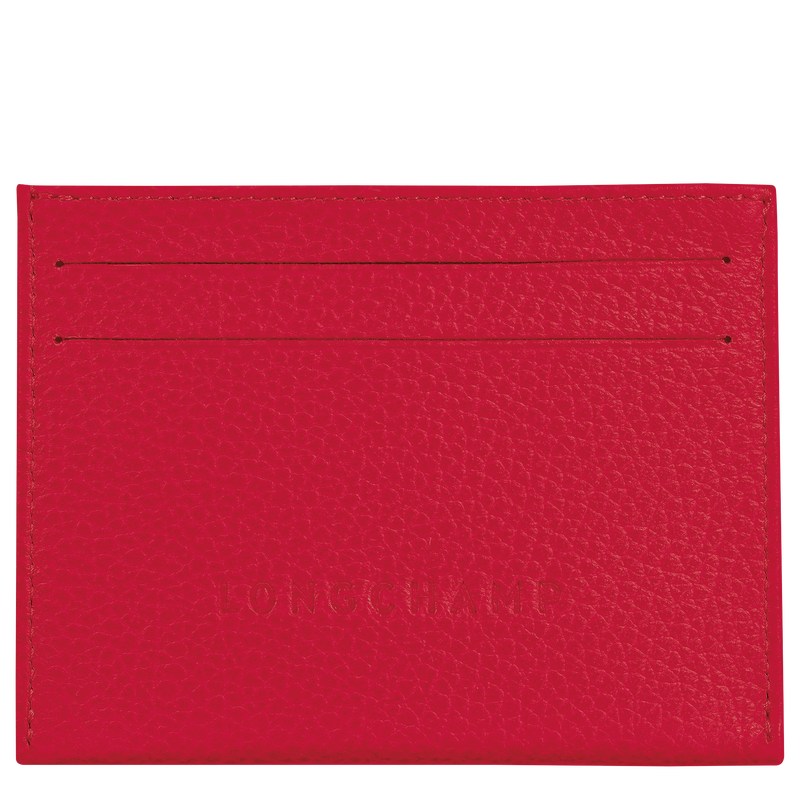 Longchamp Le Foulonné Cardholder - Leather Cardholders & Coin purses Love | MY79-V1AC