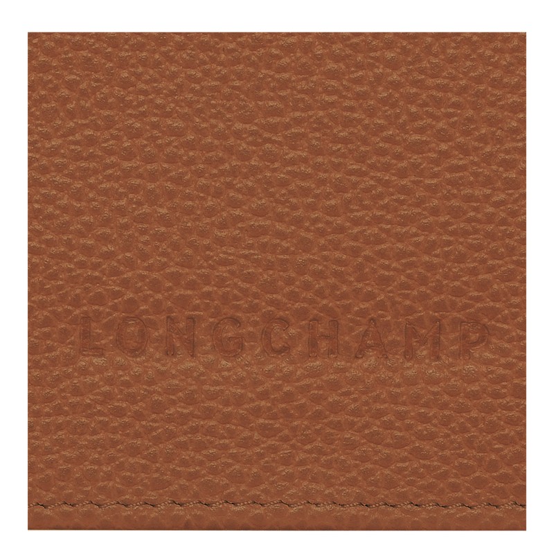 Longchamp Le Foulonné Continental wallet - Leather Wallets Caramel | SI05-C8LZ