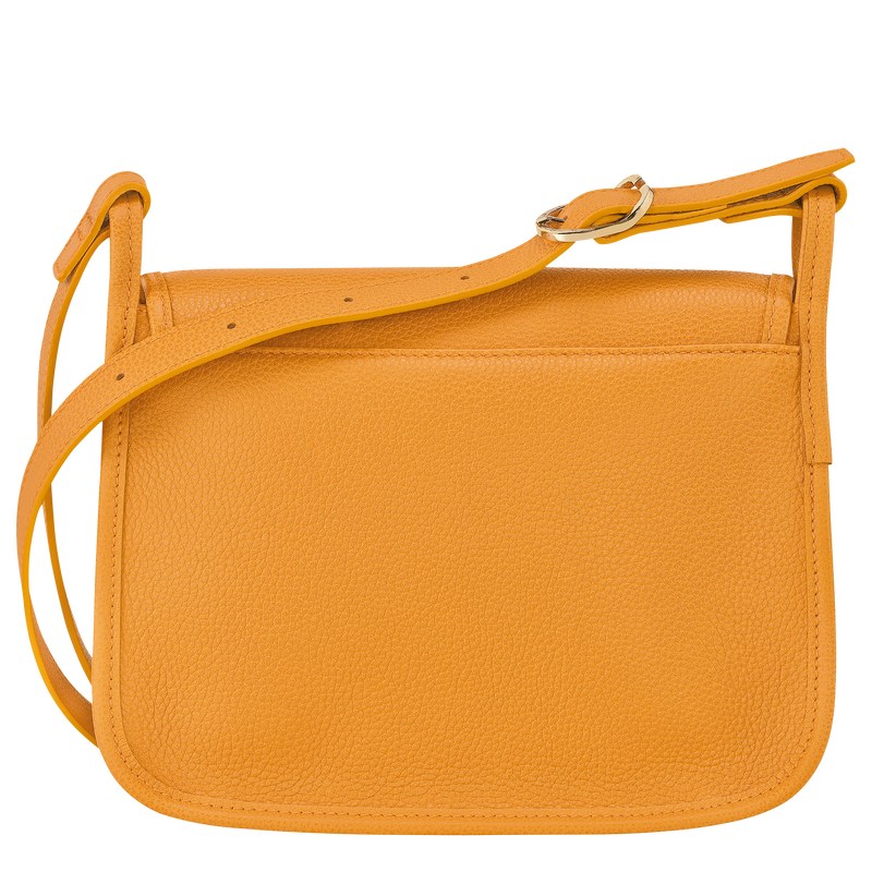 Longchamp Le Foulonné M Crossbody bag - Leather Crossbody bags Apricot | FO34-F6HX