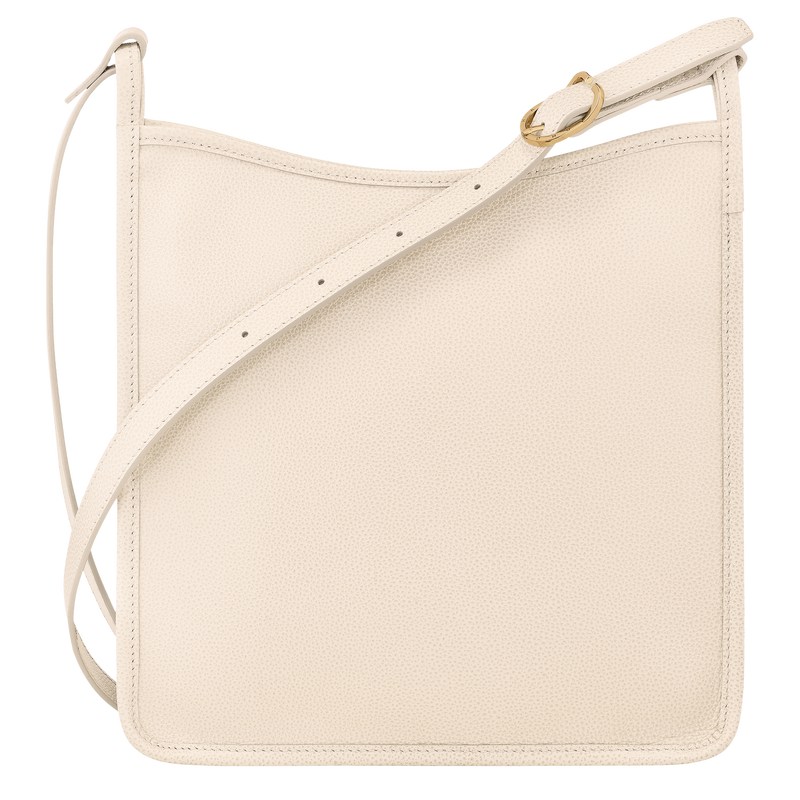 Longchamp Le Foulonné M Crossbody bag - Leather Crossbody bags Paper | BY73-P5JC