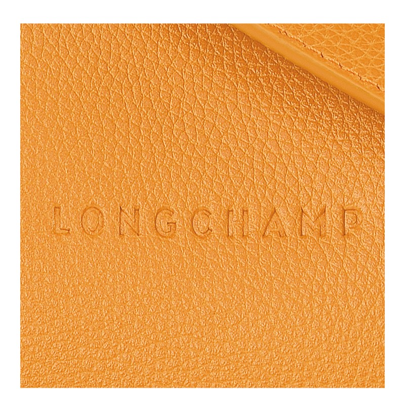 Longchamp Le Foulonné M Crossbody bag - Leather Crossbody bags Apricot | HF11-K3QD