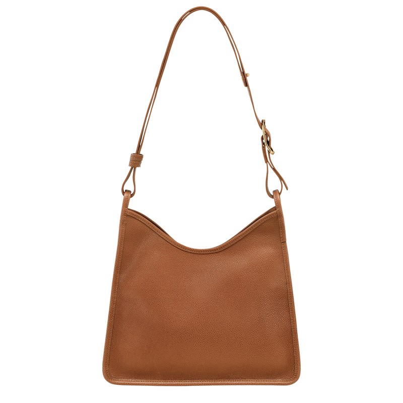 Longchamp Le Foulonné M Hobo bag - Leather Shoulder bags Caramel | NO29-B3FR