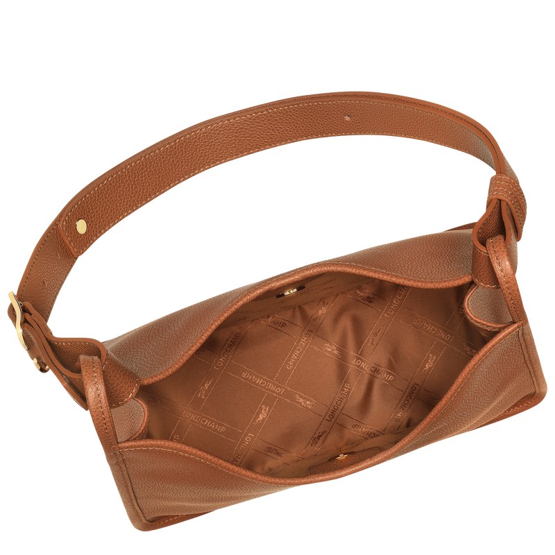 Longchamp Le Foulonné M Hobo bag - Leather Shoulder bags Caramel | NO29-B3FR