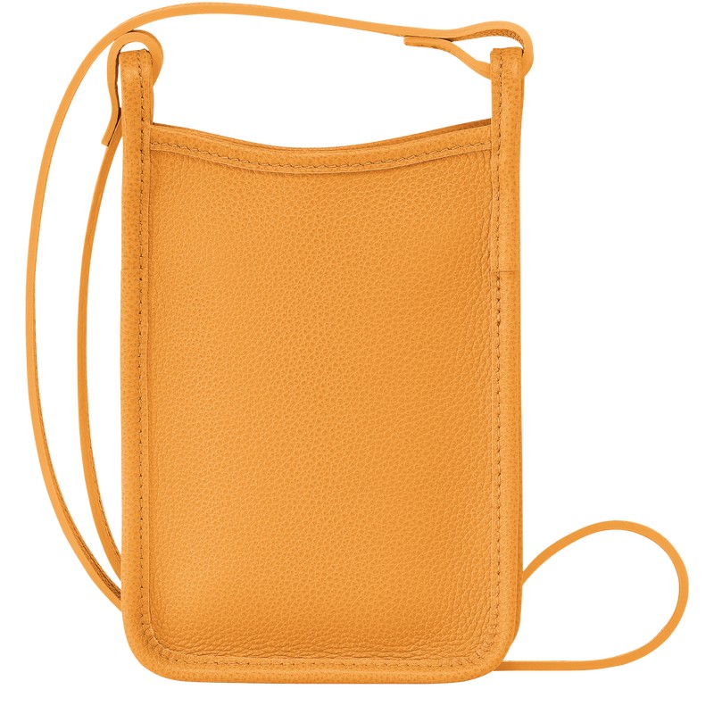 Longchamp Le Foulonné Phone case - Leather Phone cases Apricot | KP06-S1RO