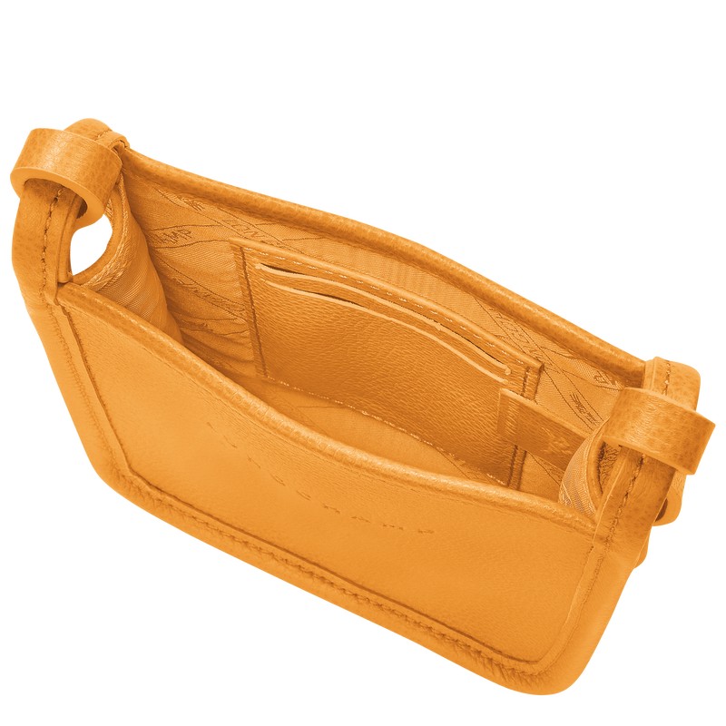 Longchamp Le Foulonné Phone case - Leather Phone cases Apricot | KP06-S1RO