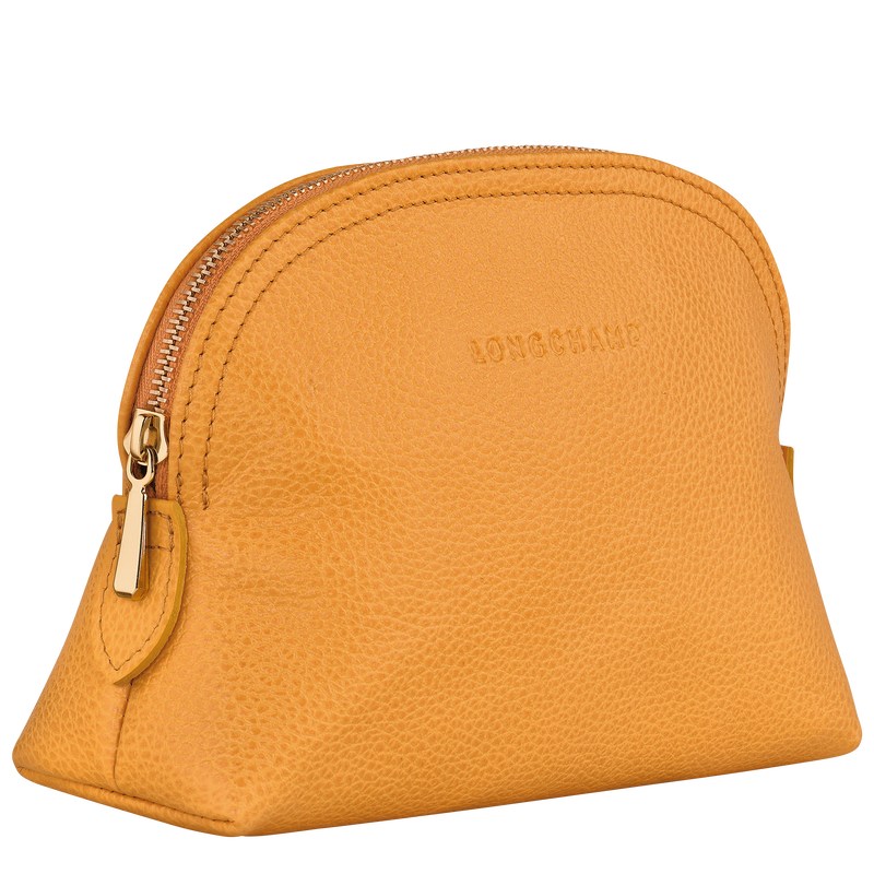 Longchamp Le Foulonné Pouch - Leather Pouches & Cases Apricot | GX05-D6XT