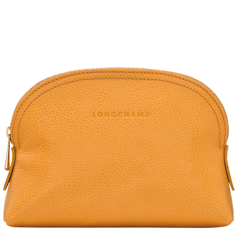 Longchamp Le Foulonné Pouch - Leather Pouches & Cases Apricot | GX05-D6XT