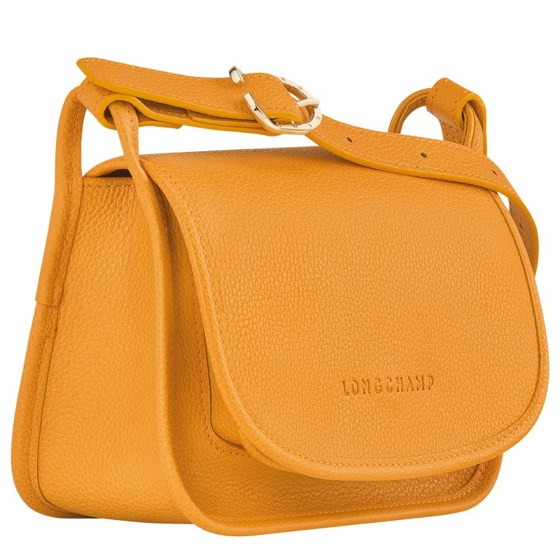 Longchamp Le Foulonné S Crossbody bag - Leather Crossbody bags Apricot | JS95-Q0PK