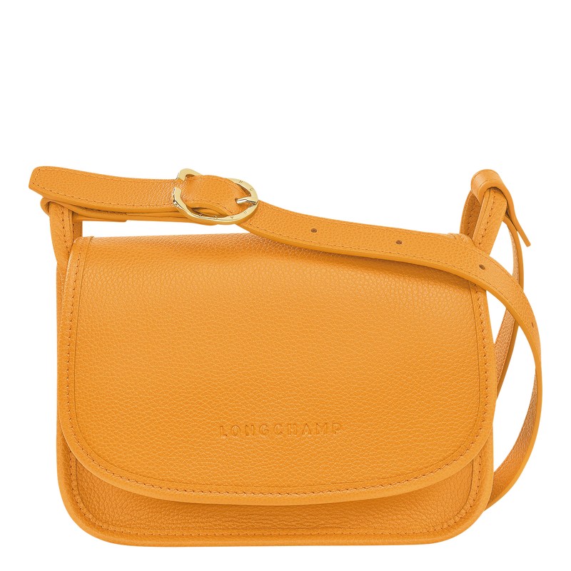 Longchamp Le Foulonné S Crossbody bag - Leather Crossbody bags Apricot | JS95-Q0PK