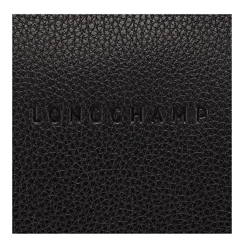 Longchamp Le Foulonné S Crossbody bag - Leather Crossbody bags Black | MA43-A1RL