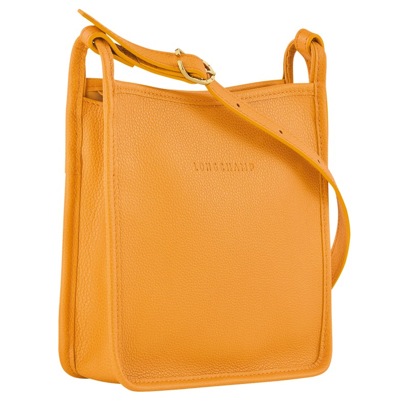 Longchamp Le Foulonné S Crossbody bag - Leather Crossbody bags Apricot | NV09-B4HD