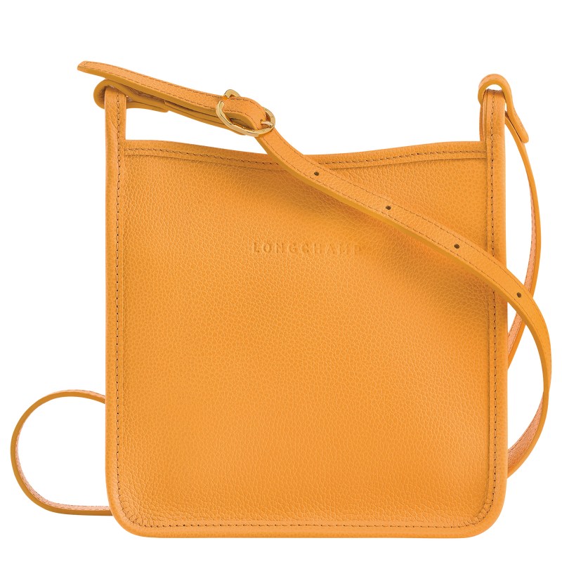 Longchamp Le Foulonné S Crossbody bag - Leather Crossbody bags Apricot | NV09-B4HD