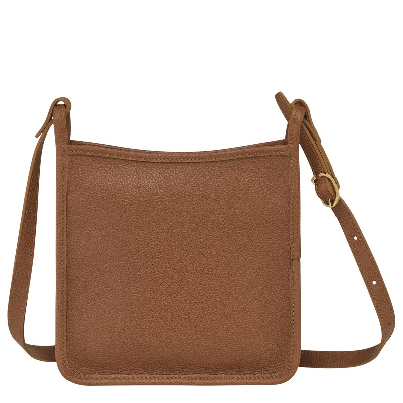 Longchamp Le Foulonné S Crossbody bag - Leather Crossbody bags Caramel | ZO34-R0SS