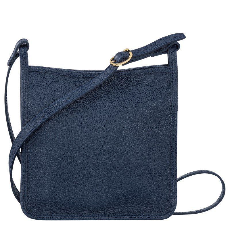 Longchamp Le Foulonné S Crossbody bag - Leather Crossbody bags Navy | EV31-N8BT