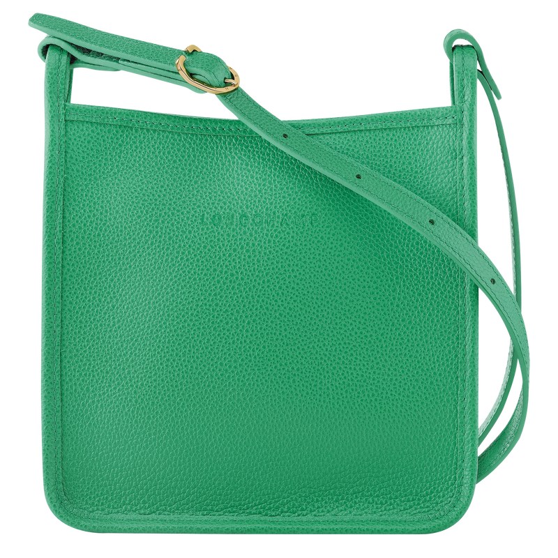 Longchamp Le Foulonné S Crossbody bag - Leather Crossbody bags Green | IA86-K9HI