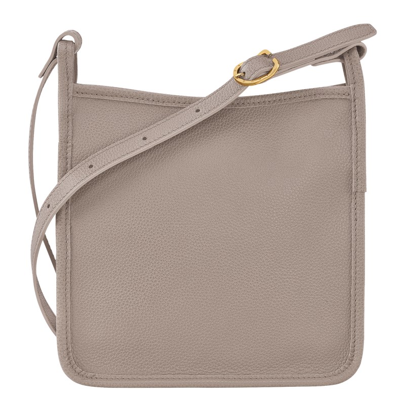 Longchamp Le Foulonné S Crossbody bag - Leather Crossbody bags Turtledove | YF09-Y4ET