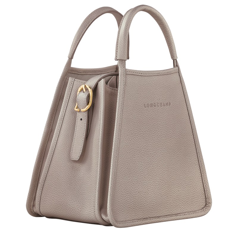 Longchamp Le Foulonné S Handbag - Leather Handbags Turtledove | YS95-Q1FF