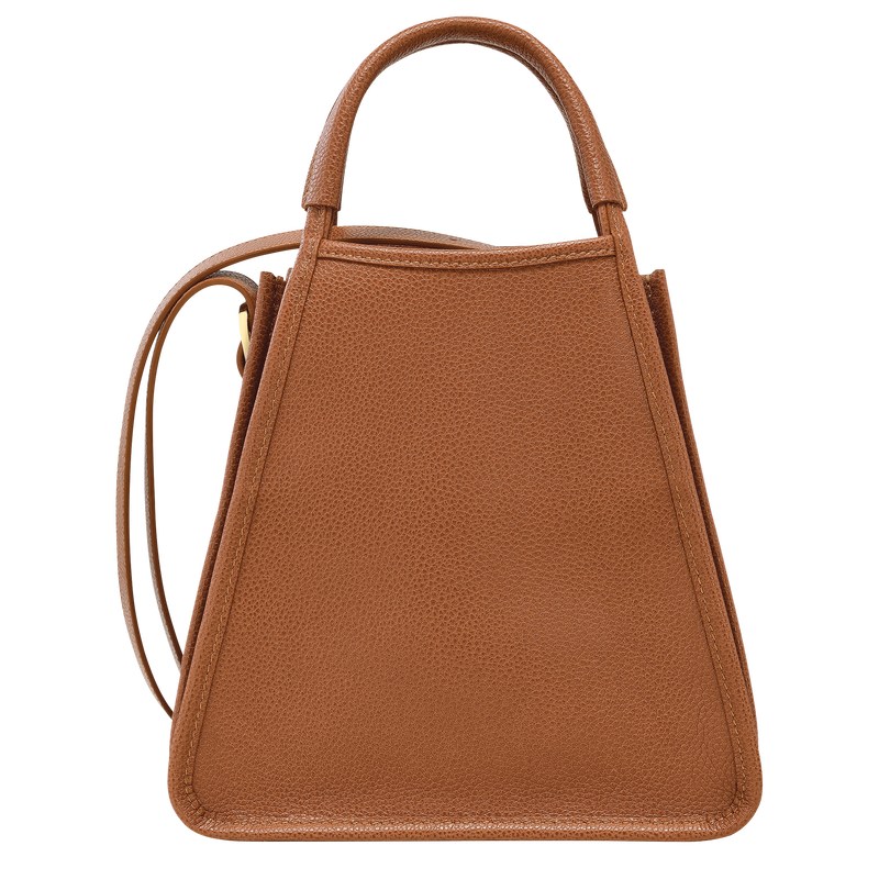 Longchamp Le Foulonné S Handbag - Leather Handbags Caramel | BT92-S6TF